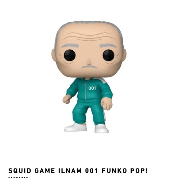 Funko POP ! TV: Squid Game-Player 001- Il-nam BNIB - Picture 2 of 3